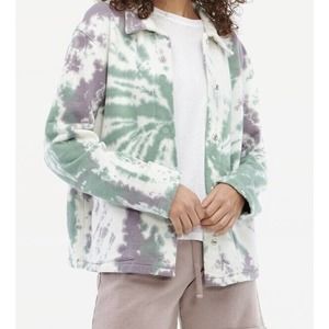 Lacausa Womens Kismet Jacket Size XL Snap Front In Sugarplum Swirl NWT